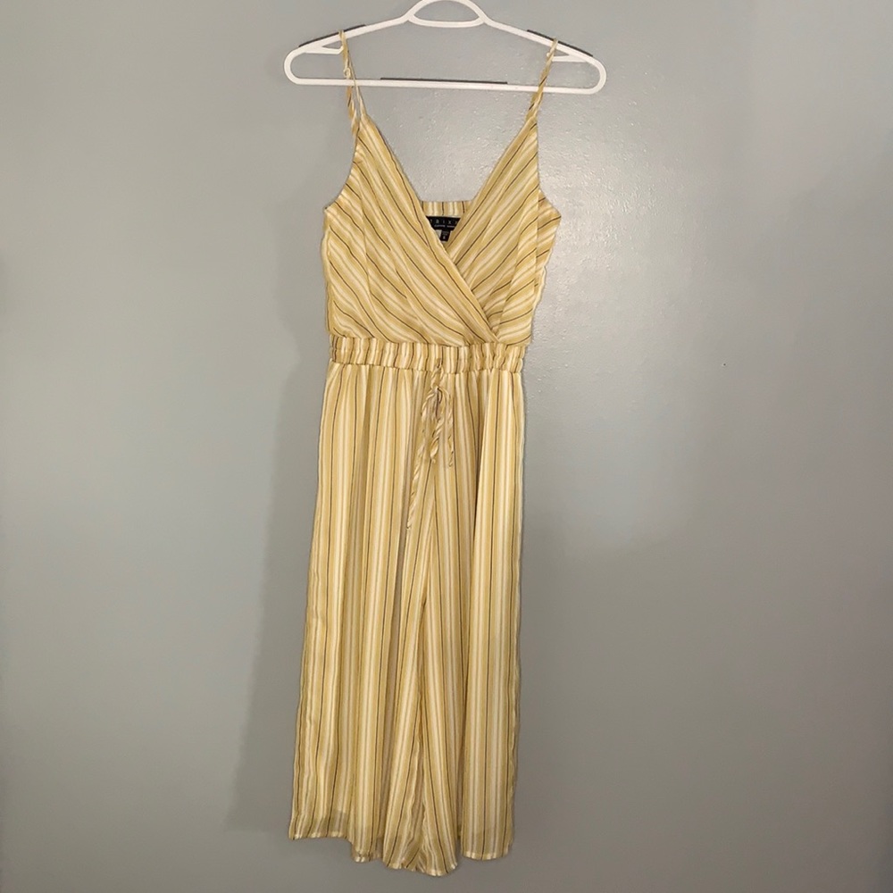 Striped Romper with Tie